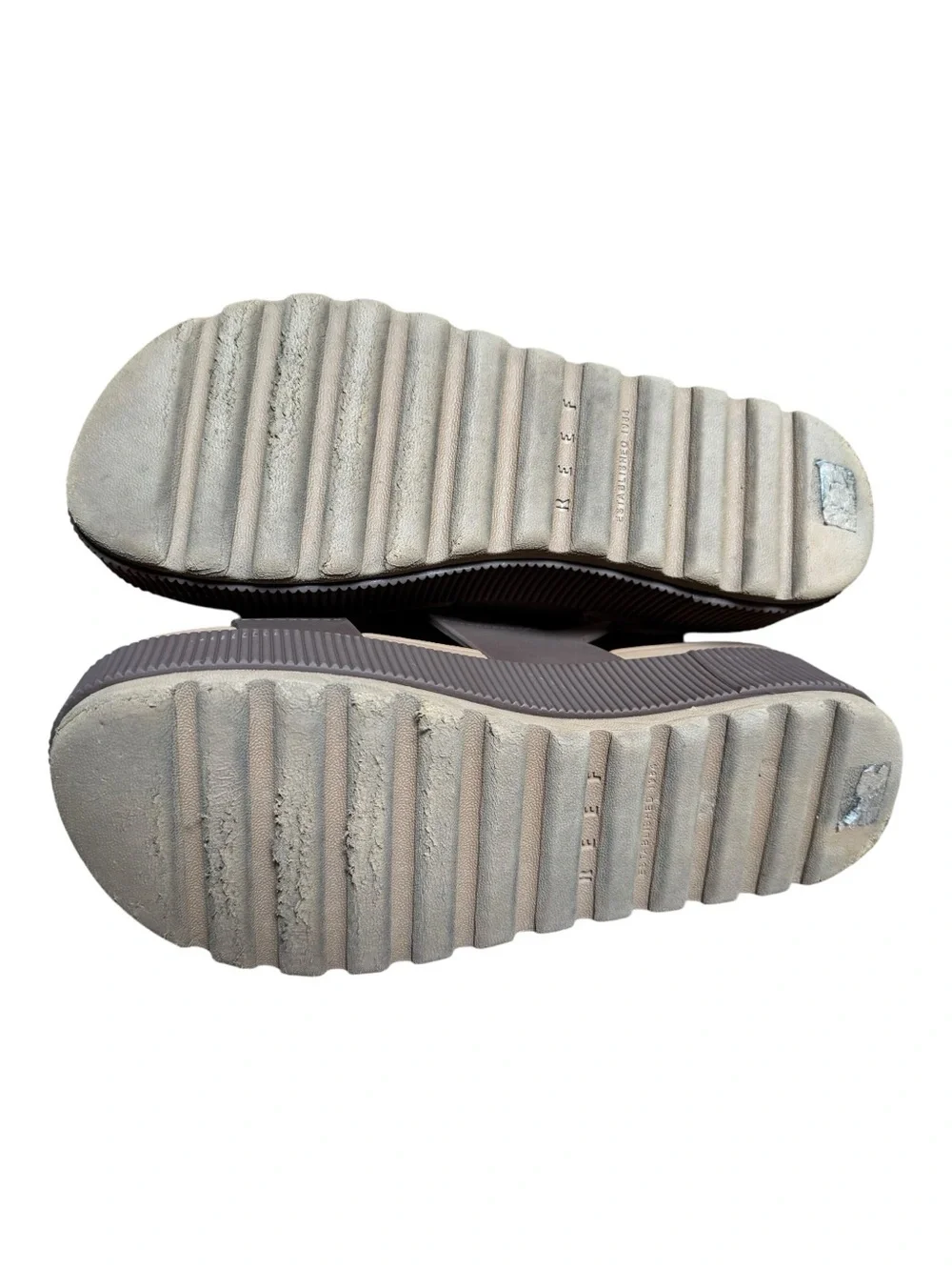 REEF Water Vista Higher Platform Sandals in Espresso Brown Women’s 11